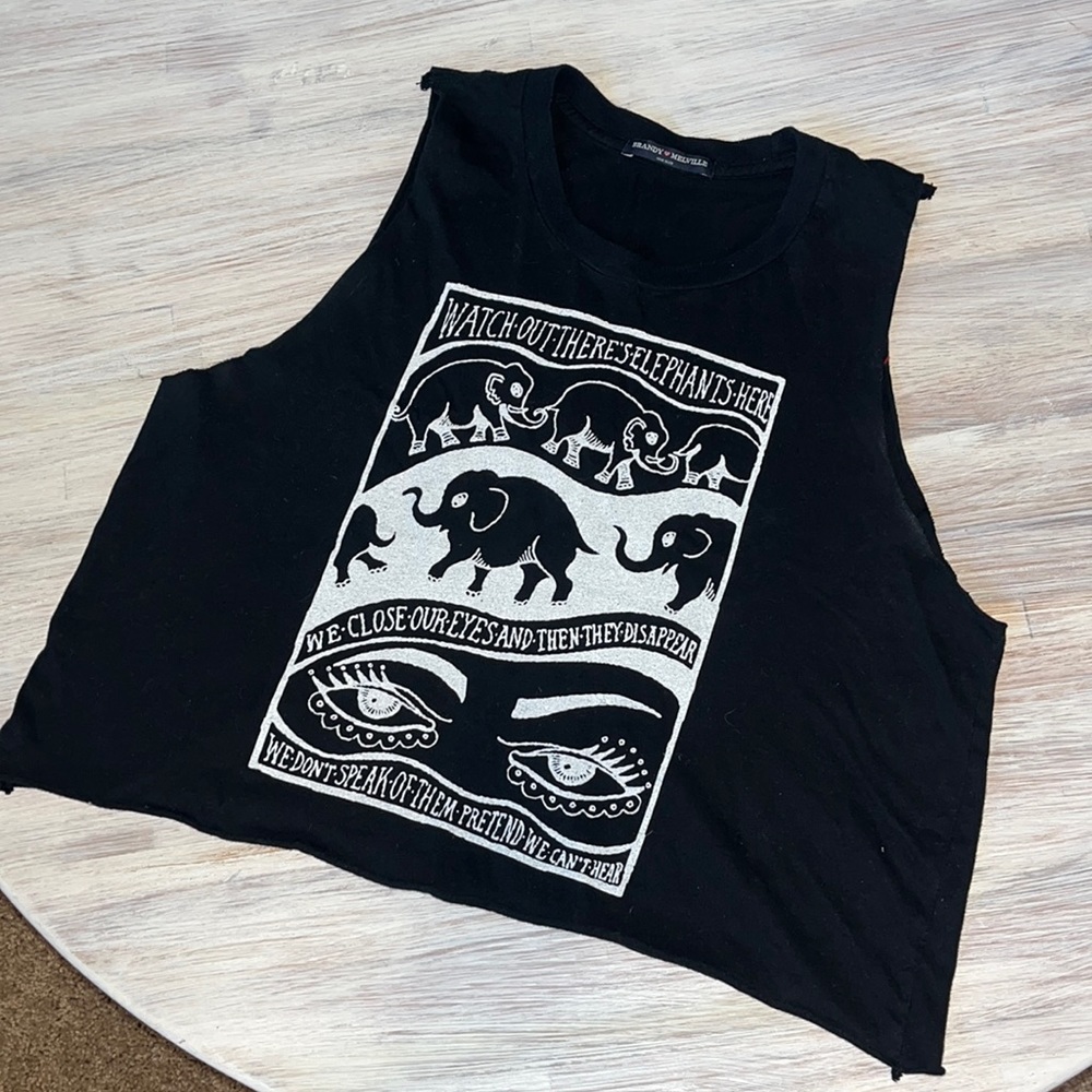Brandy Melville Elephant Crop
